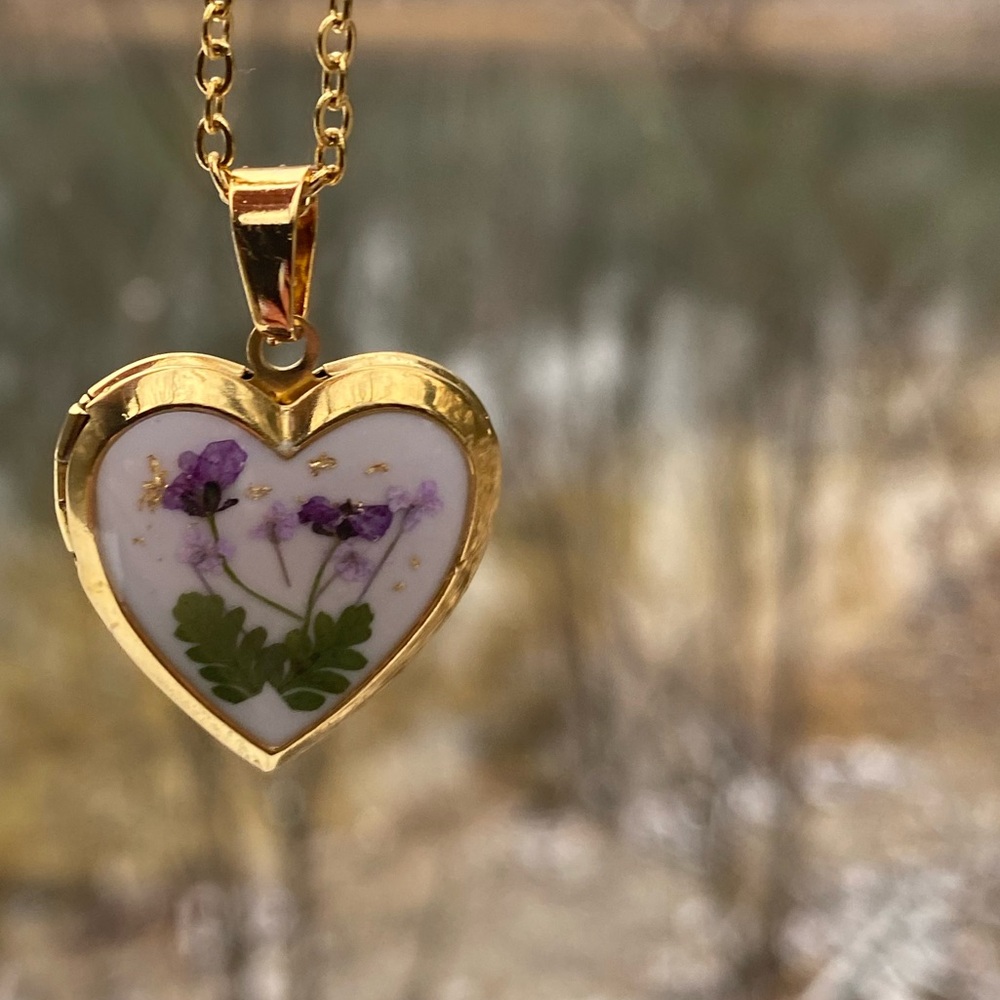 Pressed Flower Locket